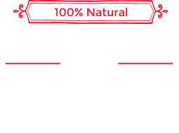 100% natural