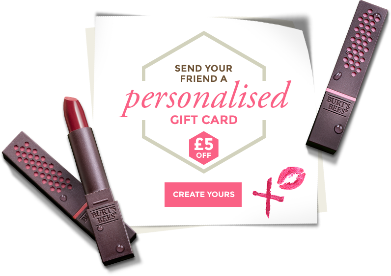 Send your friend a personalised gift card